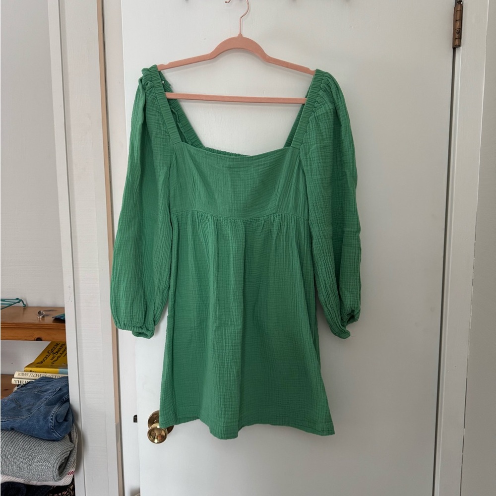J. Crew Gauze Babydoll Dress